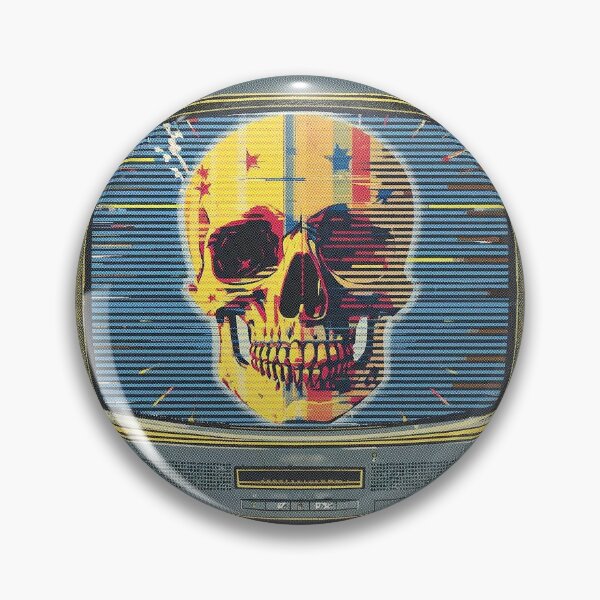 Item preview, System Error – Vintage CRT Skull Flag Retro Computer Streetwear designed and sold by Dhenin Studio.