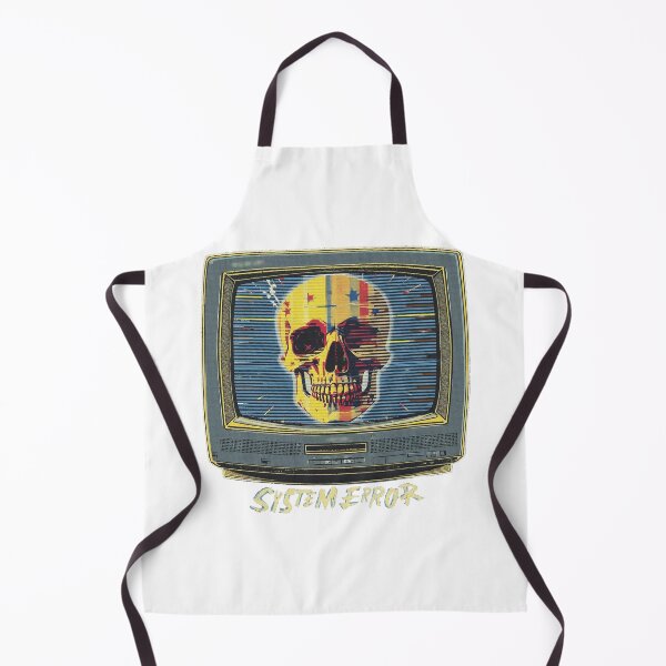 Item preview, System Error – Vintage CRT Skull Flag Retro Computer Streetwear designed and sold by Dhenin Studio.