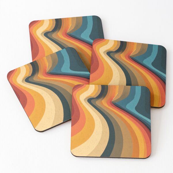 Item preview, Colorful waves flow in a design designed and sold by anytka.