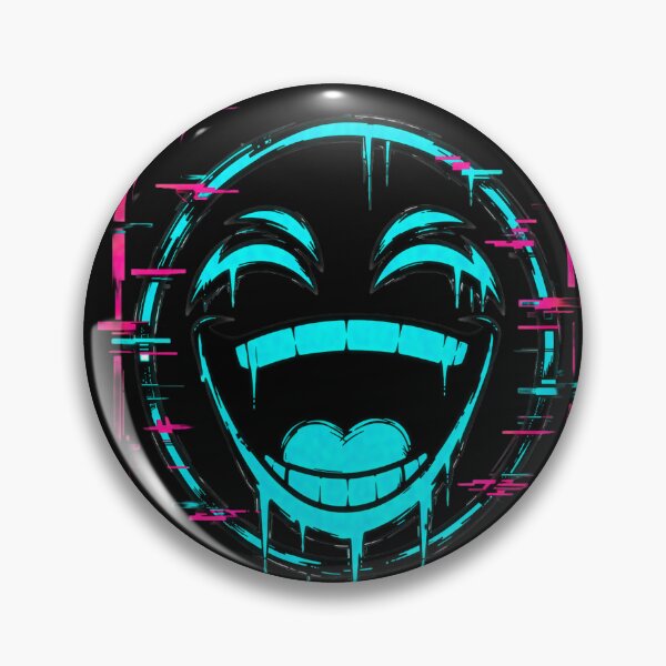Item preview, Glitch Face – Laugh Core designed and sold by AlpineInkStudio.