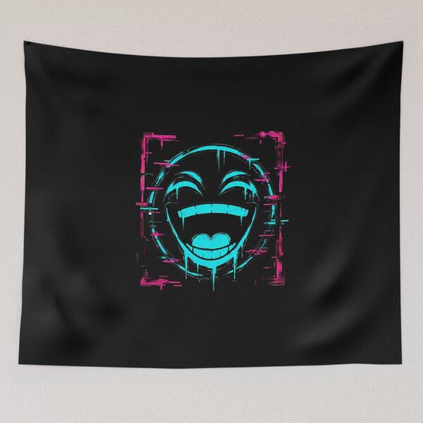 Item preview, Glitch Face – Laugh Core designed and sold by AlpineInkStudio.