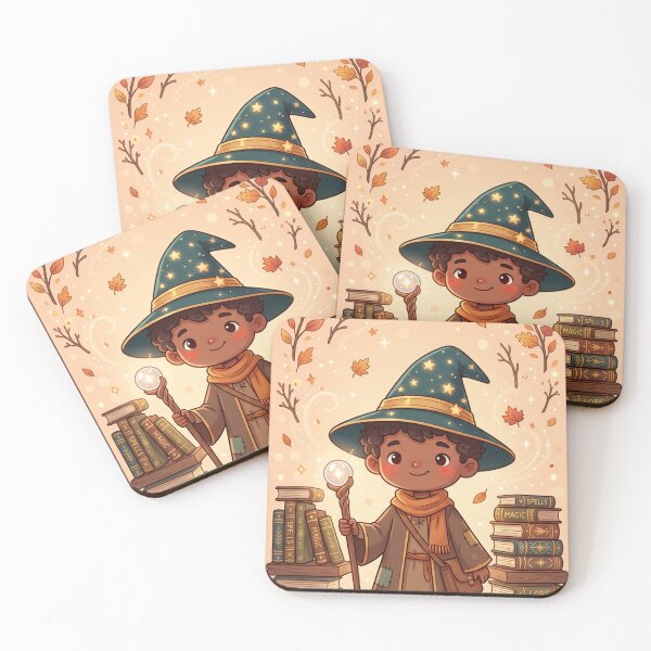 Item preview, Little Boy Wizard designed and sold by Buy us a Coffee Digital Ai Art Design .