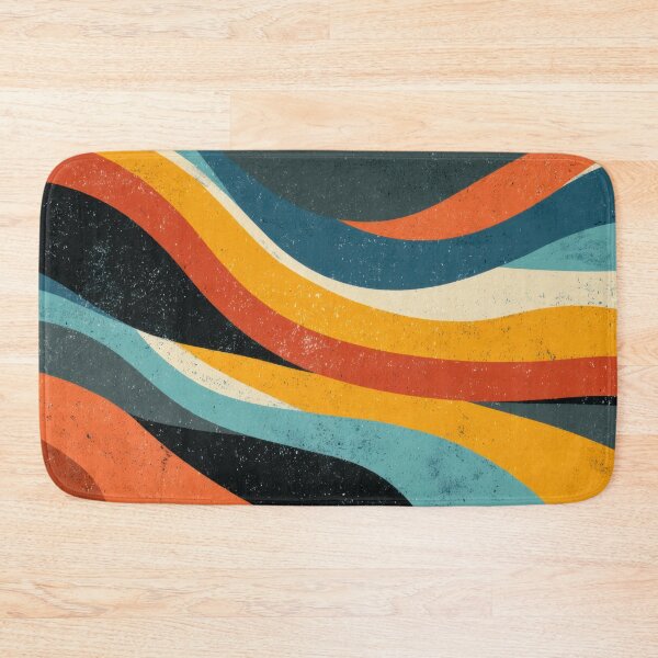 Item preview, Waves of color on canvas designed and sold by anytka.