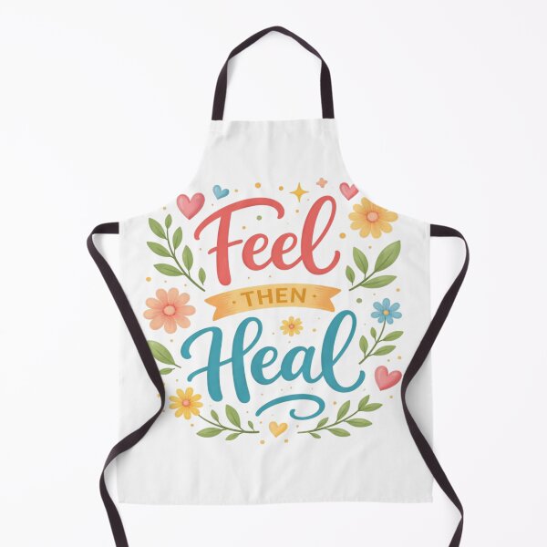 Item preview, Feel Then Heal Quote Design – Self Healing Typography Aesthetic, Mental Health Motivation, Positive Mindset Inspirational Quote designed and sold by Sanika arts .