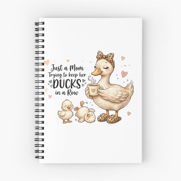 Item preview, Funny Mom Gift Just a Mom Trying to Keep Her Ducks Humor Funny Quote designed and sold by Winarrts.