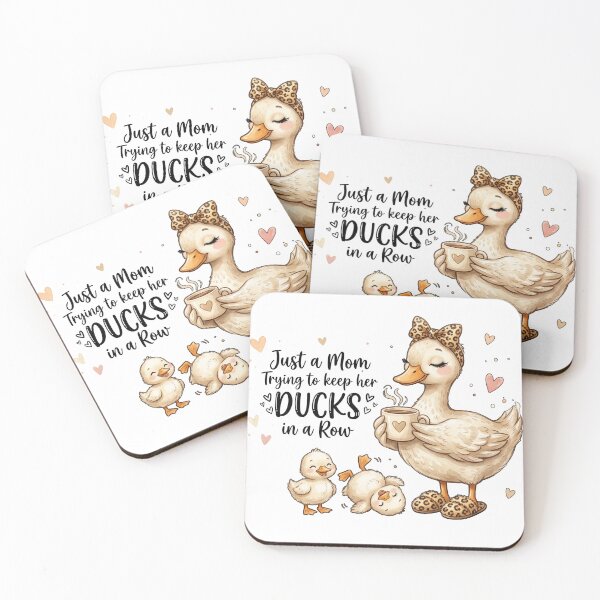 Item preview, Funny Mom Gift Just a Mom Trying to Keep Her Ducks Humor Funny Quote designed and sold by Winarrts.