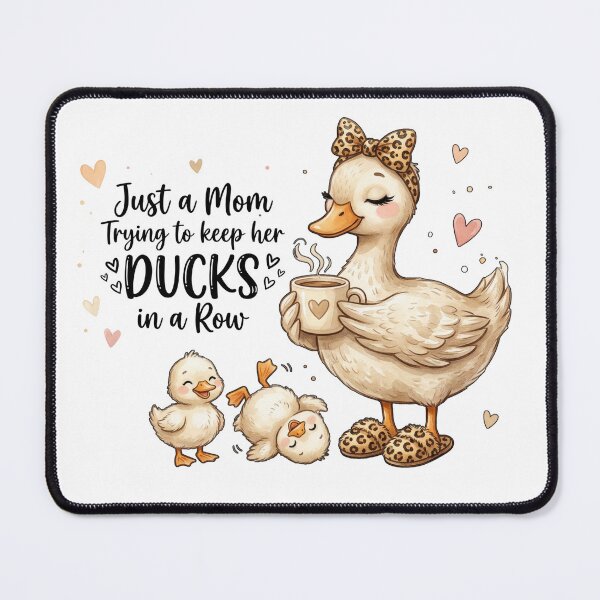 Item preview, Funny Mom Gift Just a Mom Trying to Keep Her Ducks Humor Funny Quote designed and sold by Winarrts.