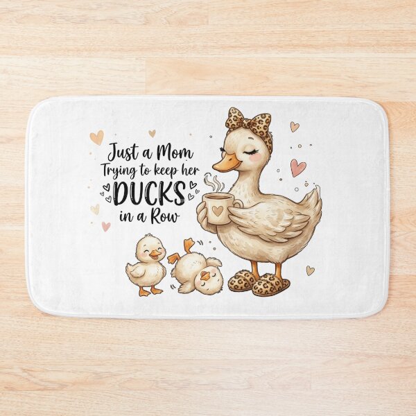 Item preview, Funny Mom Gift Just a Mom Trying to Keep Her Ducks Humor Funny Quote designed and sold by Winarrts.