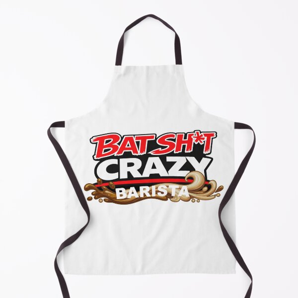 Item preview, Batshit Crazy Barista With Latte Swirl designed and sold by BSCI Designs.