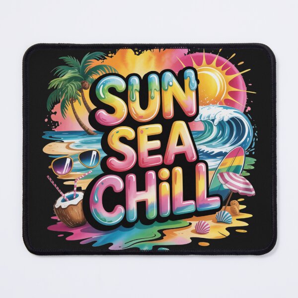 Item preview, Summer Beach Cartoon Character Portrait designed and sold by RPNdesign.