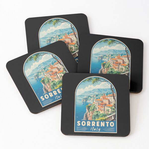 Item preview, Discover Sorrento Italy Mediterranean Paradise Travel Art designed and sold by turtlestart.