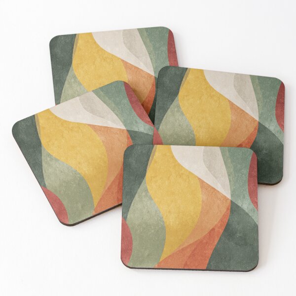 Item preview, Vibrant wavy abstract art designed and sold by anytka.