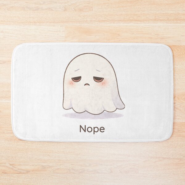 Item preview, Nope Ghost | Cute Kawaii Aesthetic | Funny Introvert Mood Design designed and sold by The Mood Index.