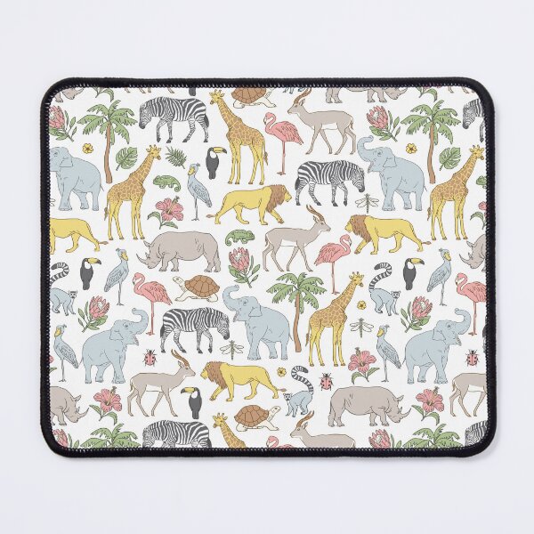 Item preview, savannah safari jungle african wild animals plants cute for kids designed and sold by art-tee-ua.