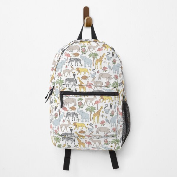 Item preview, savannah safari jungle african wild animals plants cute for kids designed and sold by art-tee-ua.