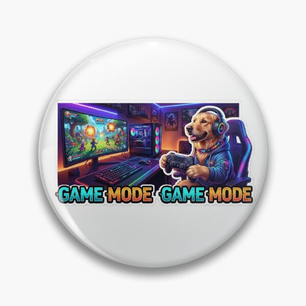 Item preview, Gamer Dog Sticker – Gaming Pet Design designed and sold by SainiArt19.