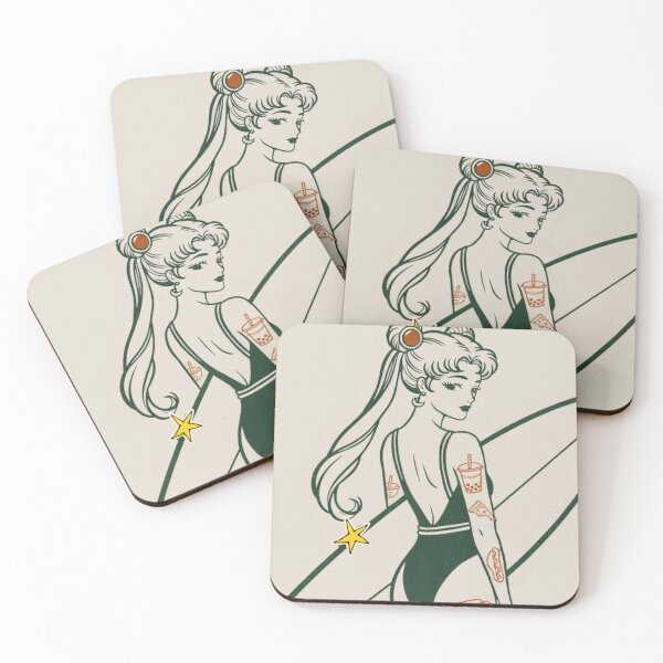 Item preview, “SURFGLITCH CHAOS UNIT — Nº3 // Wave‑Rider With Snack‑Powered Attitude” designed and sold by Print Fiction.