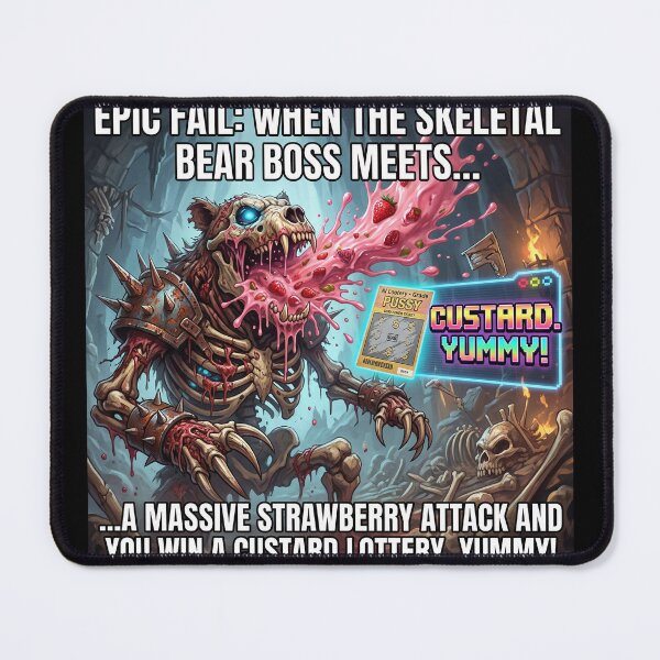 Item preview, Custard. Yummy! (Epic Boss Fail) designed and sold by ryanguas.