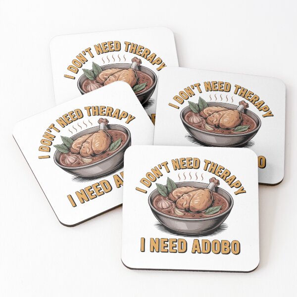 Item preview, I Don't Need Therapy I Need Adobo Funny Filipino Shirt designed and sold by IslandTyped.