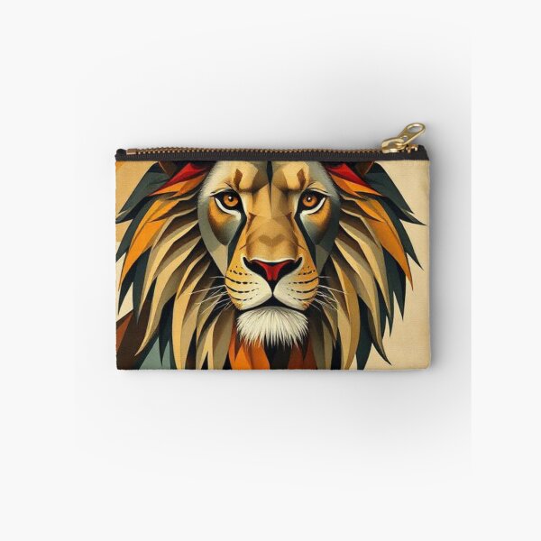 Item preview, Ochre Cubist Lion designed and sold by RAISC.
