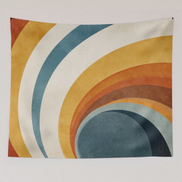 Item preview, Colorful curves create visual waves designed and sold by anytka.