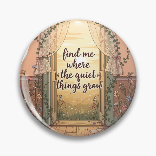 Item preview, Cottage core floral quoted  designed and sold by LiminalStickers.