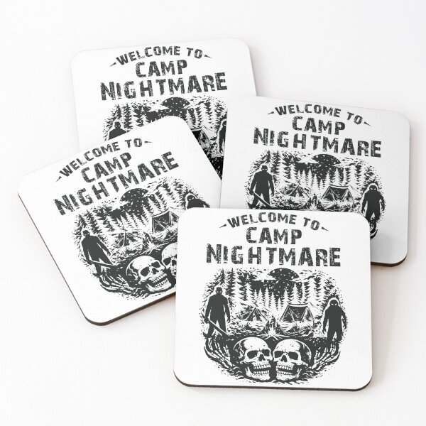 Item preview, Camp Nightmare Horror Camping Design designed and sold by Weasel Graphix.