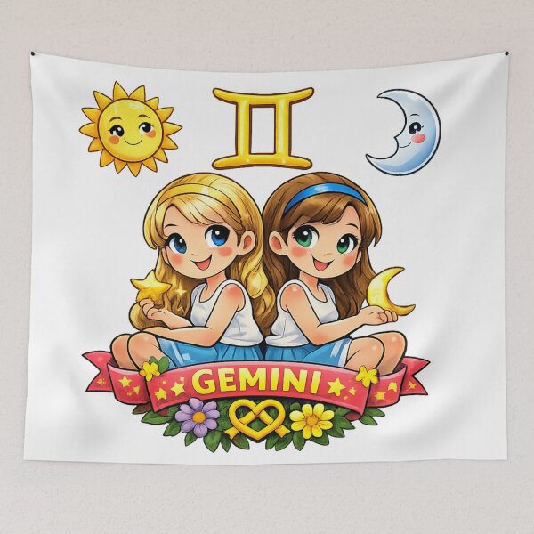 Item preview, Gemini astrology /horoscope /zodiac/star sign the twins  designed and sold by JamesDunican.