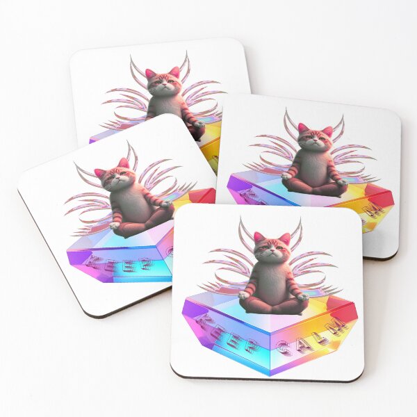 Aperçu de l'œuvre Méditation du chat Keep Calm créée et vendue par RG_Designs.