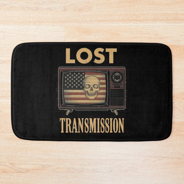 Item preview, Lost Transmission – Retro TV Static American Skull Flag Streetwear designed and sold by Dhenin Studio.