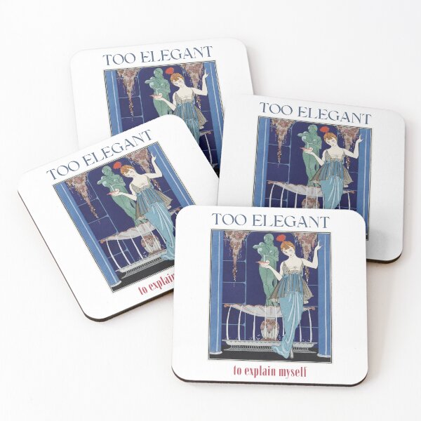 Item preview, Too Elegant To Explain Myself — Vintage Art Deco Humour  designed and sold by ChasingRabbit05.