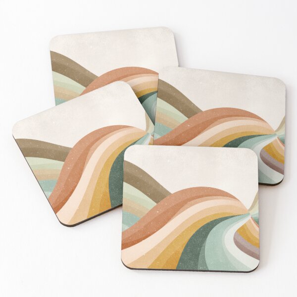 Item preview, Vibrant waves on canvas designed and sold by anytka.