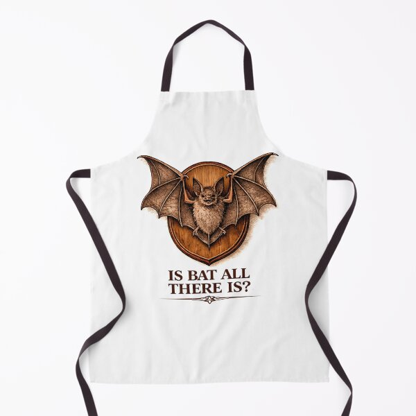 Item preview, Is Bat All There Is? – Vintage Taxidermy Bat Pun Illustration designed and sold by Grand Illusions.