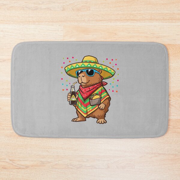 Item preview, Funny Cinco De Mayo Capybara Sombrero Taco Fiesta Mexican designed and sold by FrankIsabel.