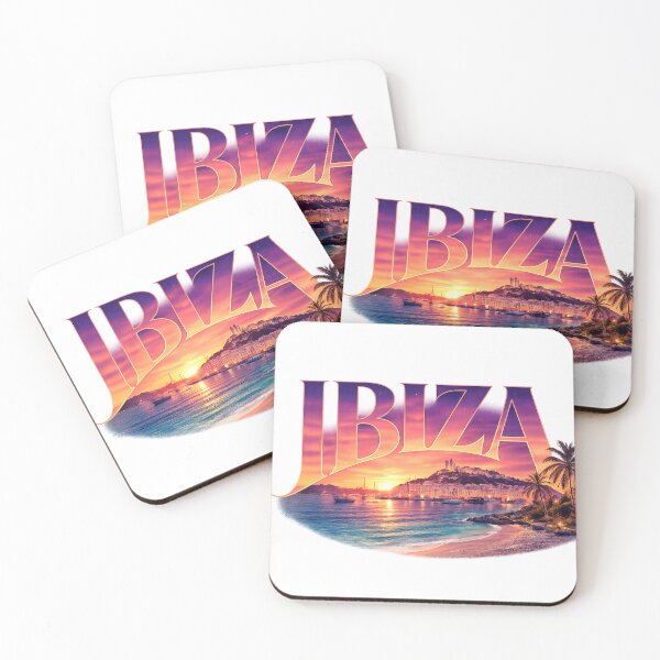 Item preview, Ibiza Sunset Beach Typography Design designed and sold by MIArt Studio.