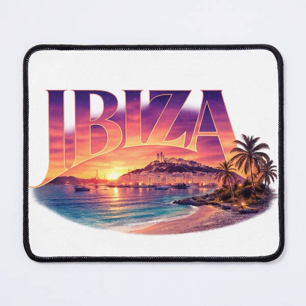 Item preview, Ibiza Sunset Beach Typography Design designed and sold by MIArt Studio.