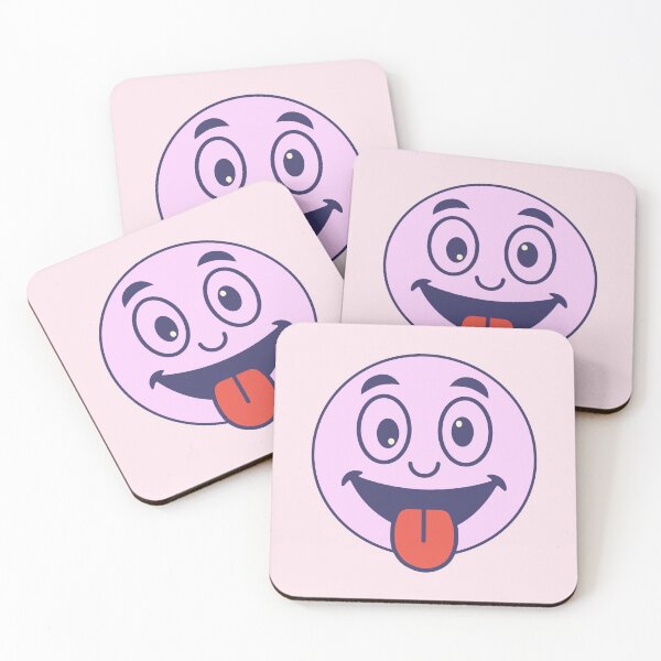 Item preview, Happy Sassy Face Pink Tongue Out Expression designed and sold by risingrocket.