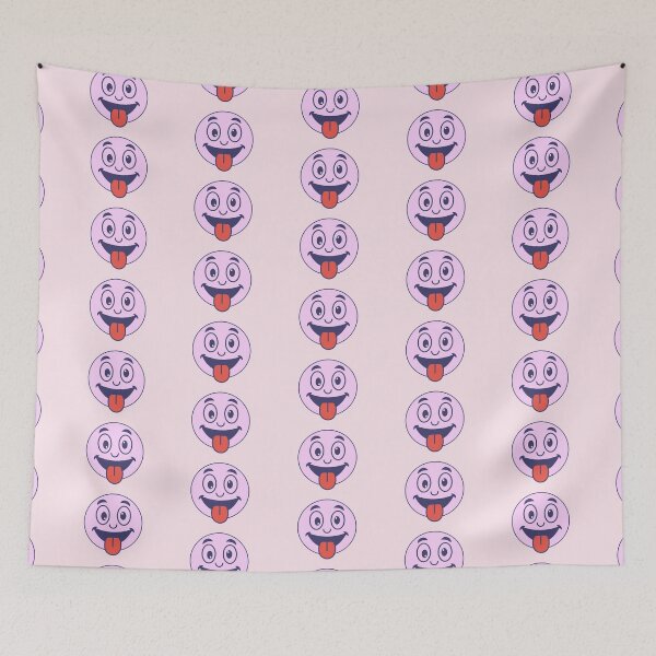 Item preview, Happy Sassy Face Pink Tongue Out Expression designed and sold by risingrocket.