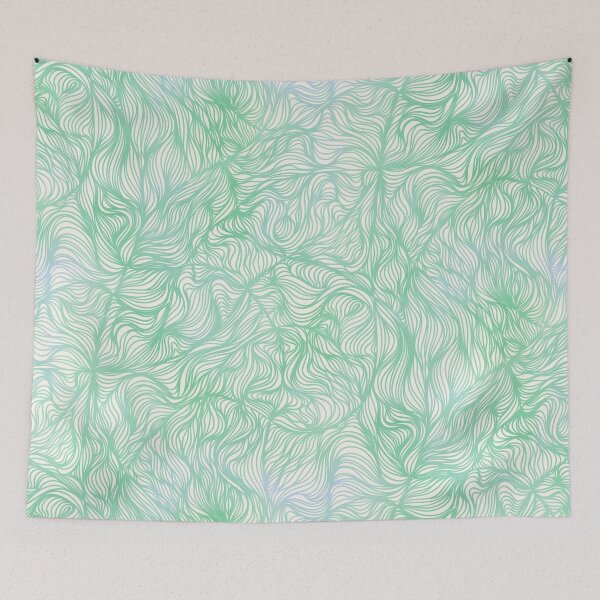 Item preview, Misty Lines Green designed and sold by EBParsley.