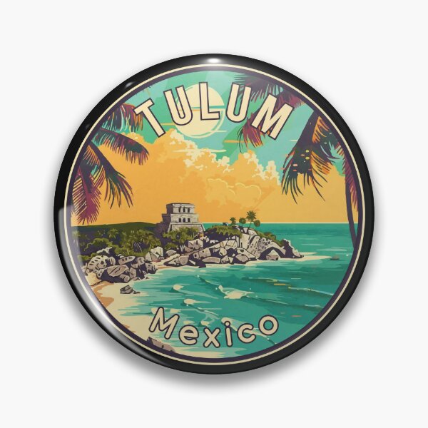 Item preview, Explore Tulum In Mexico Tropical Paradise Travel Art designed and sold by turtlestart.