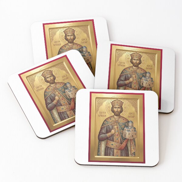 Item preview, Holy Serbian Prince Lazar,Sveti Srpski Knez Lazar,orthodox icon designed and sold by ikonesrb.
