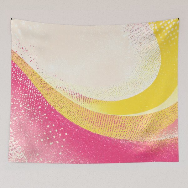 Item preview, Colorful abstract design with curves designed and sold by anytka.
