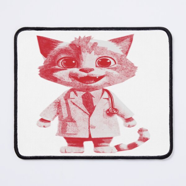 Item preview, Cute Cat Doctor designed and sold by kinpirks.