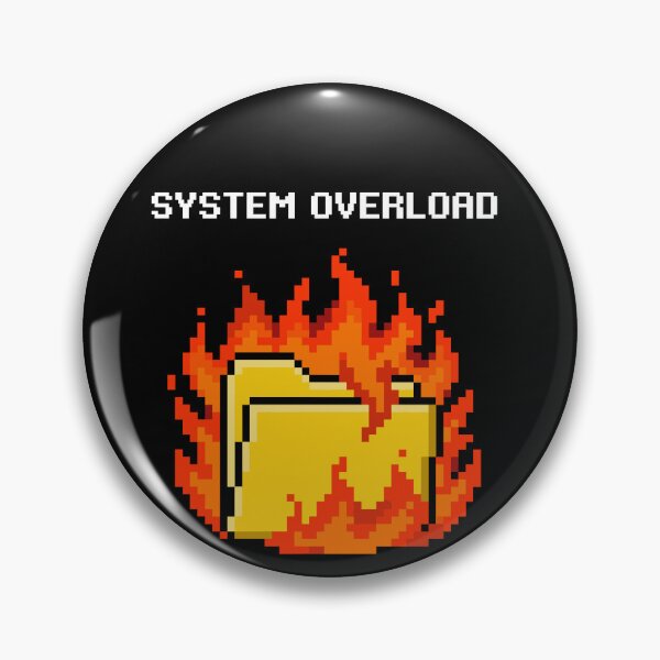 Item preview, Hot Files  Retro Computer Folder on Fire Pixel Art designed and sold by artistastshirt.