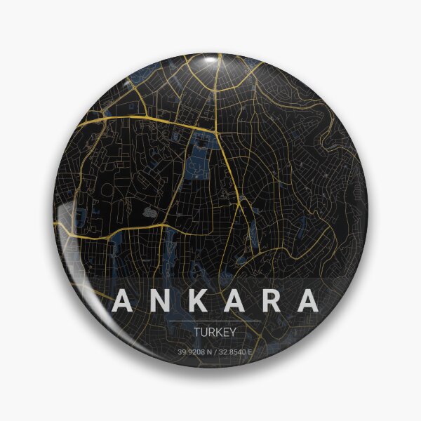 Item preview, Ankara Map Print | Minimalist Noir City Map | Ankara Wall Art Poster designed and sold by Lovely Maps.