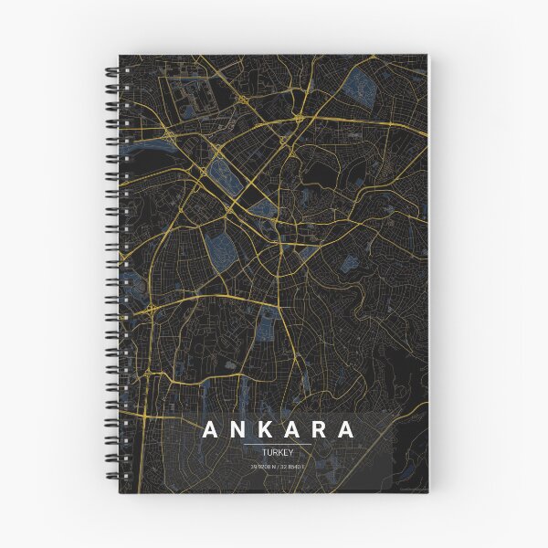 Item preview, Ankara Map Print | Minimalist Noir City Map | Ankara Wall Art Poster designed and sold by Lovely Maps.