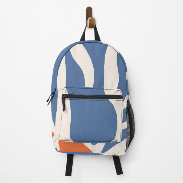 Item preview, Abstract Design with Fowing Blue Shapes designed and sold by Artify Walls.