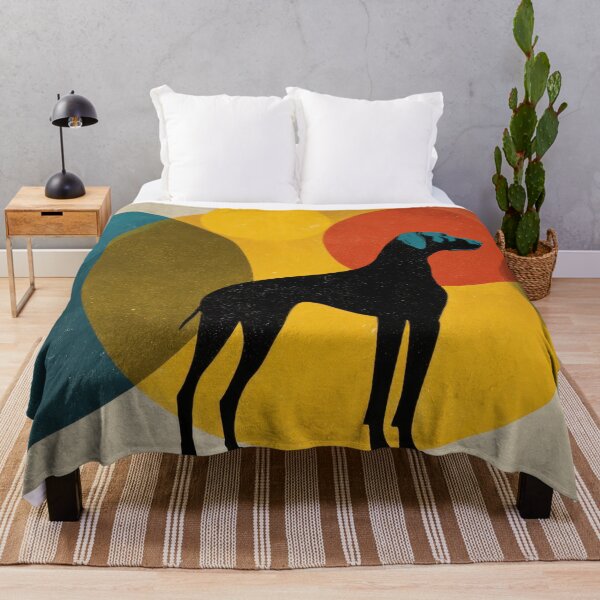 Item preview, Dog silhouette with colorful circles designed and sold by anytka.
