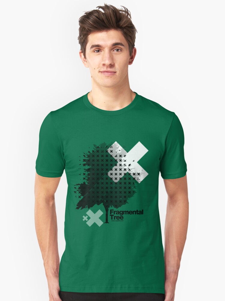 Alternate view of Fragmental Tree /// Slim Fit T-Shirt
