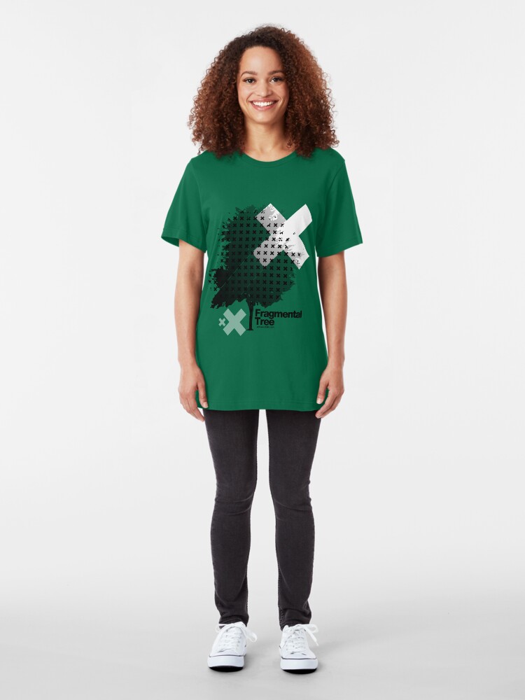 Alternate view of Fragmental Tree /// Slim Fit T-Shirt